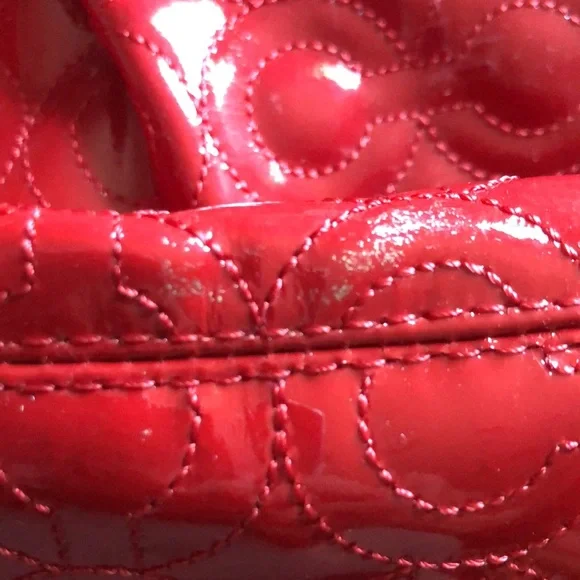 Coach red patent small purse - Picture 4 of 6